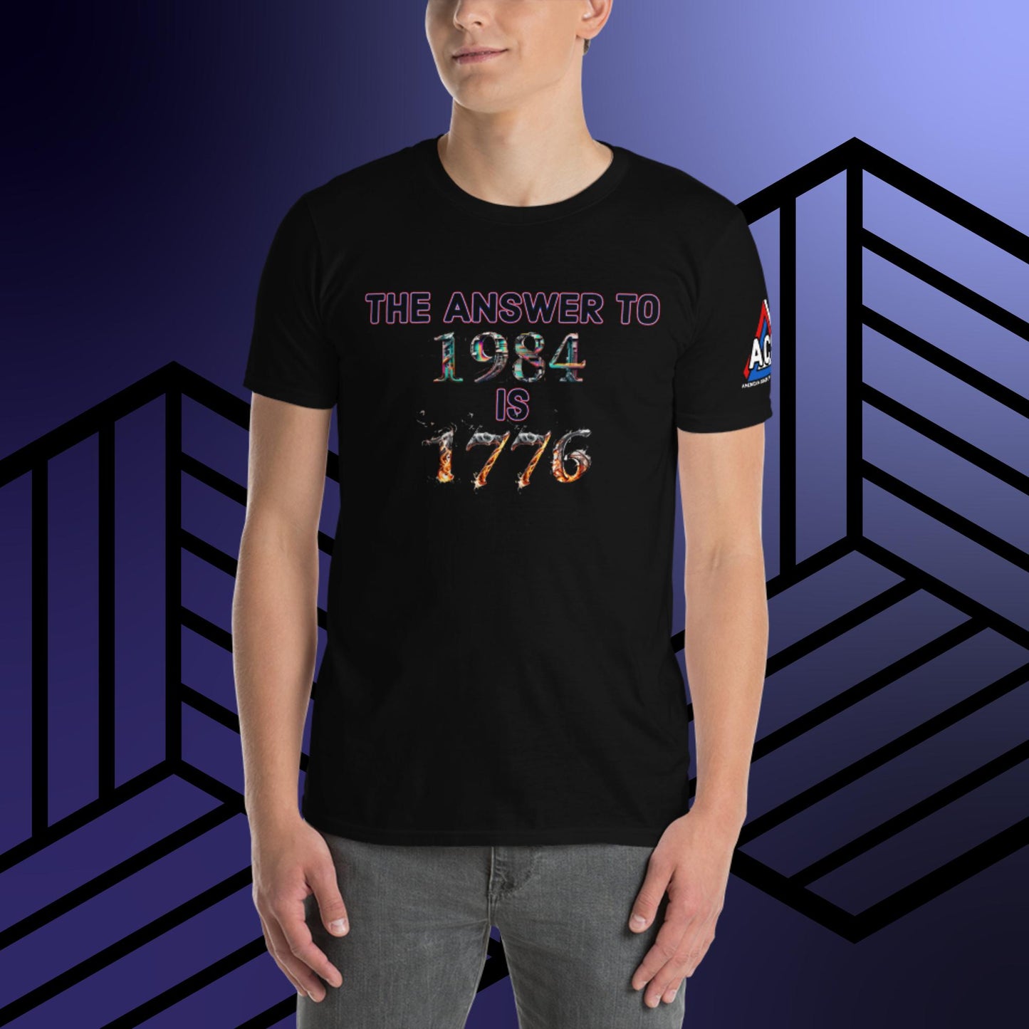 ACS The Answer To 1984 Is 1776 T-Shirt 1