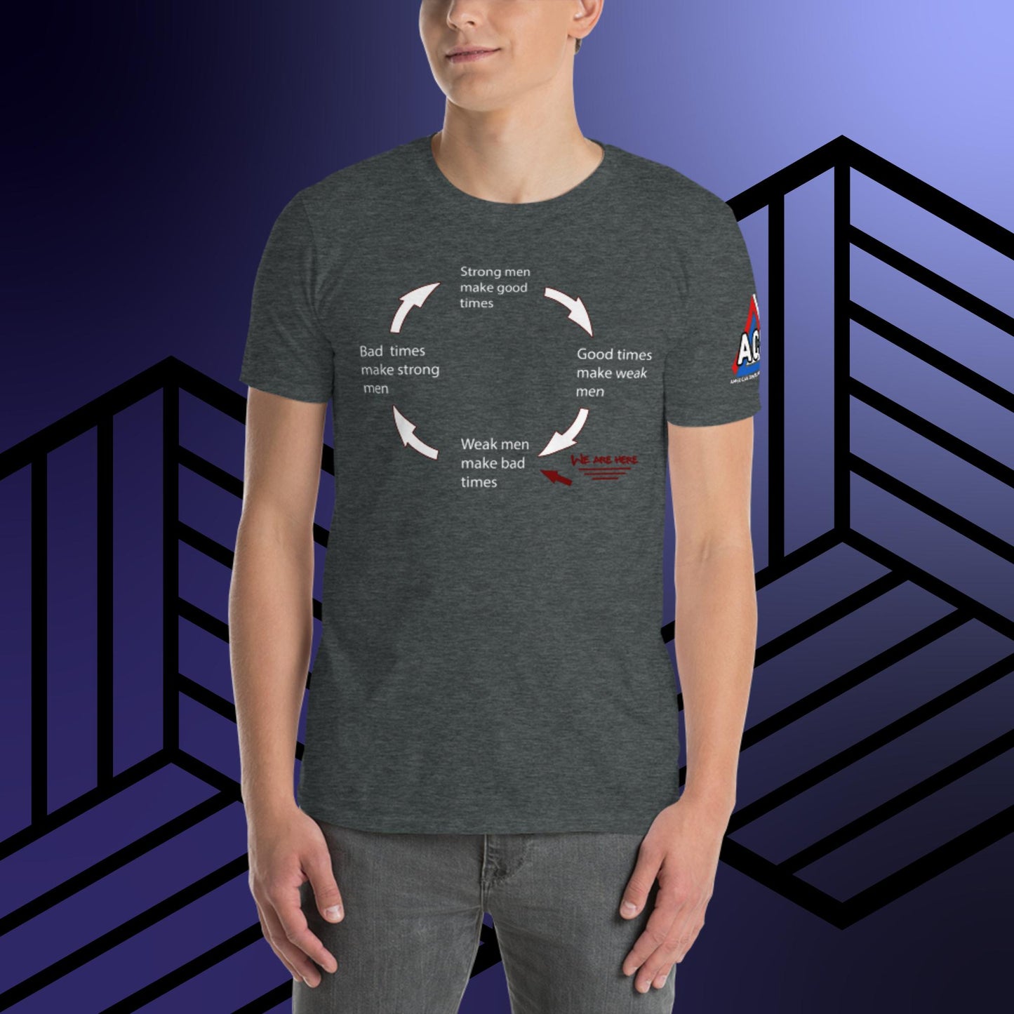 ACS Weak Men Create Bad Times Cycle T-Shirt