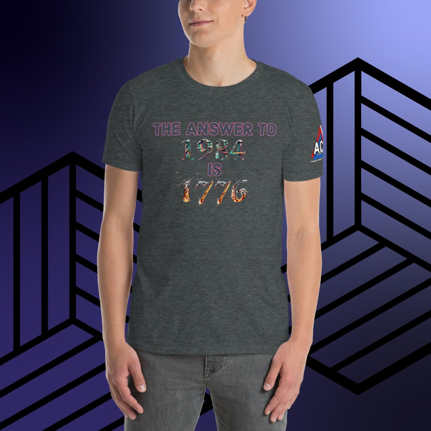 ACS The Answer To 1984 Is 1776 T-Shirt 1
