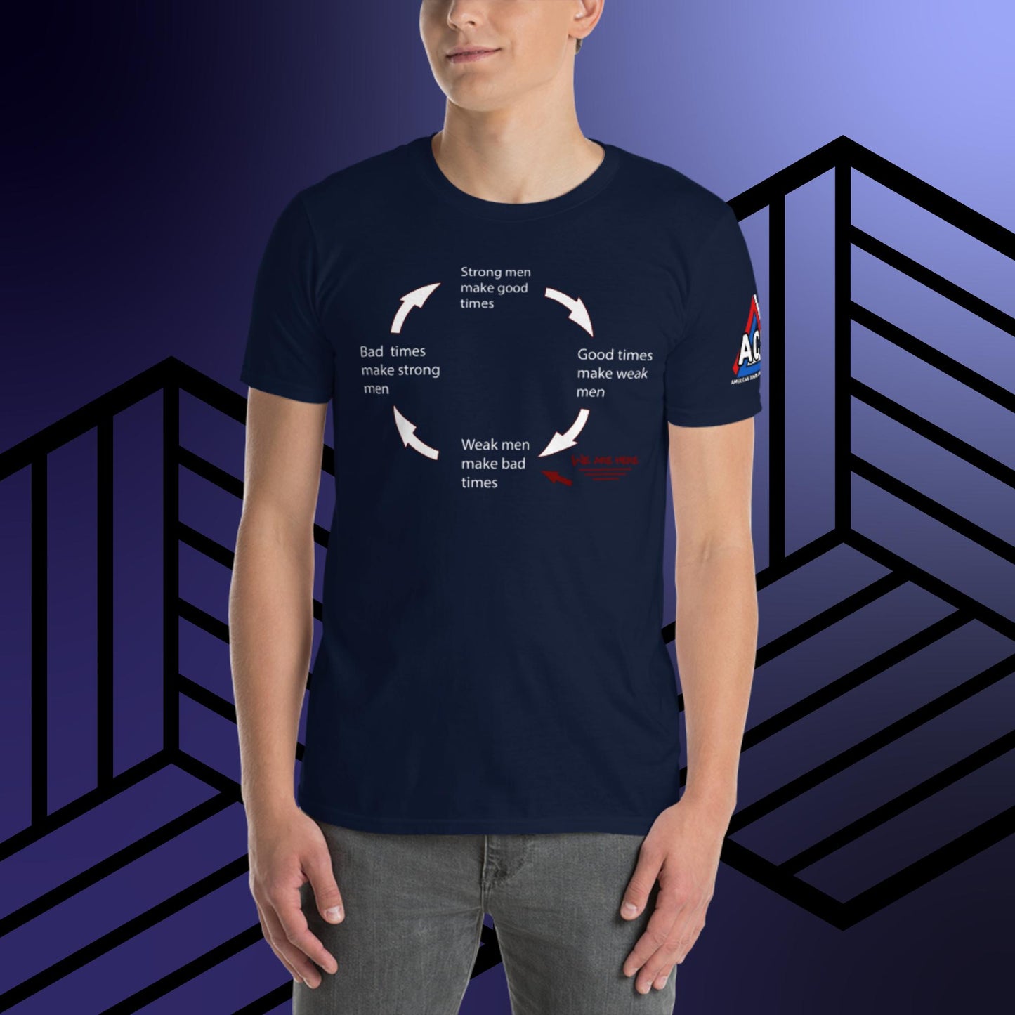 ACS Weak Men Create Bad Times Cycle T-Shirt