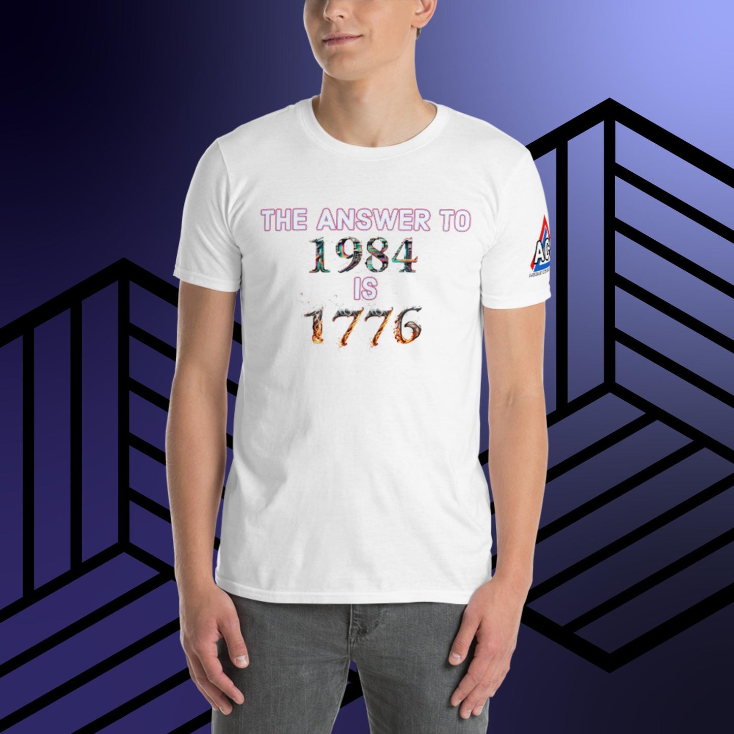 ACS The Answer To 1984 Is 1776 T-Shirt 1