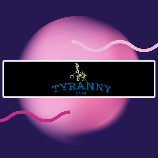 Tyranny Safe 15"x3.75" Safe Sticker
