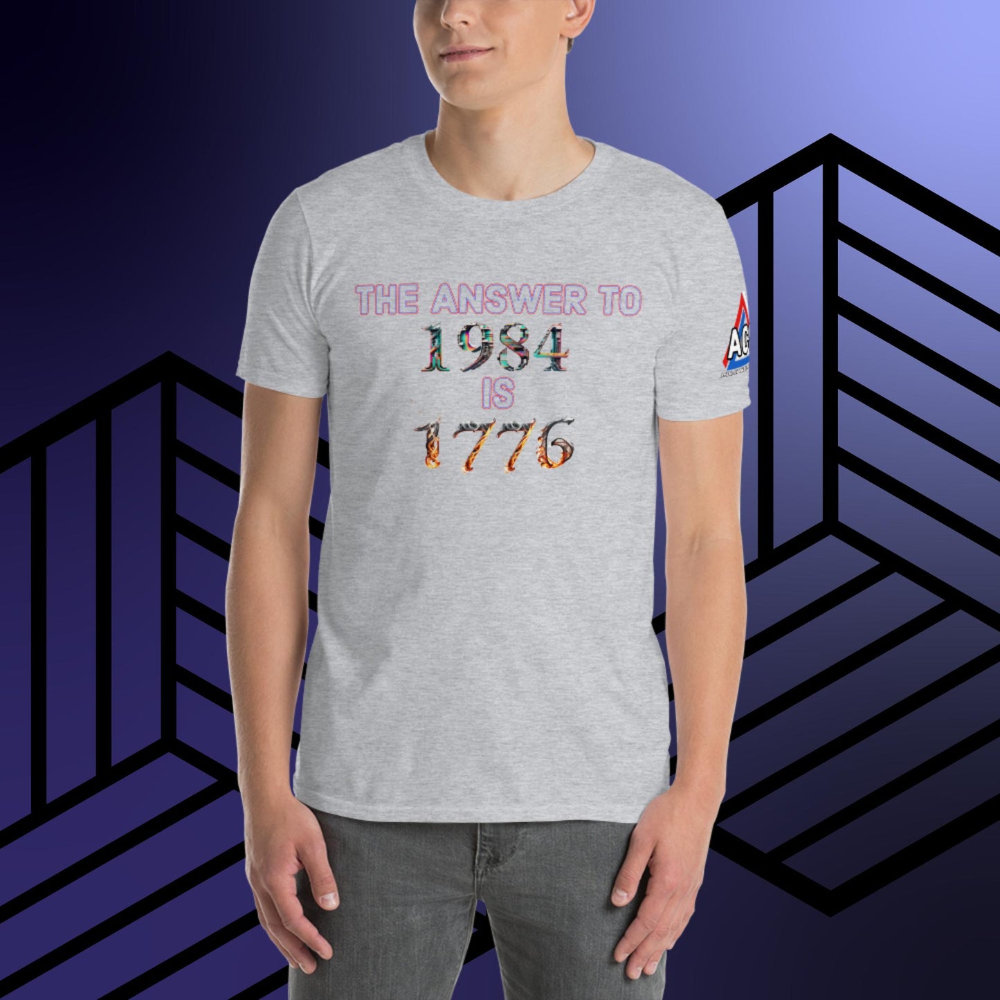 ACS The Answer To 1984 Is 1776 T-Shirt 1